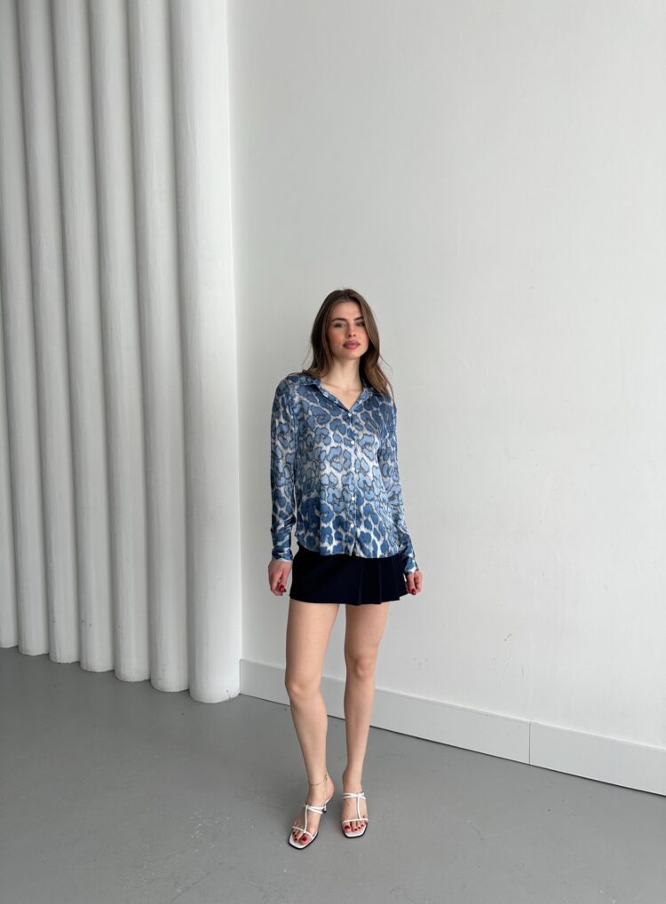 Mini Leopard Pattern Shirt - Producer: My Fashion - Wholesale Women Clothes - TheBS Women