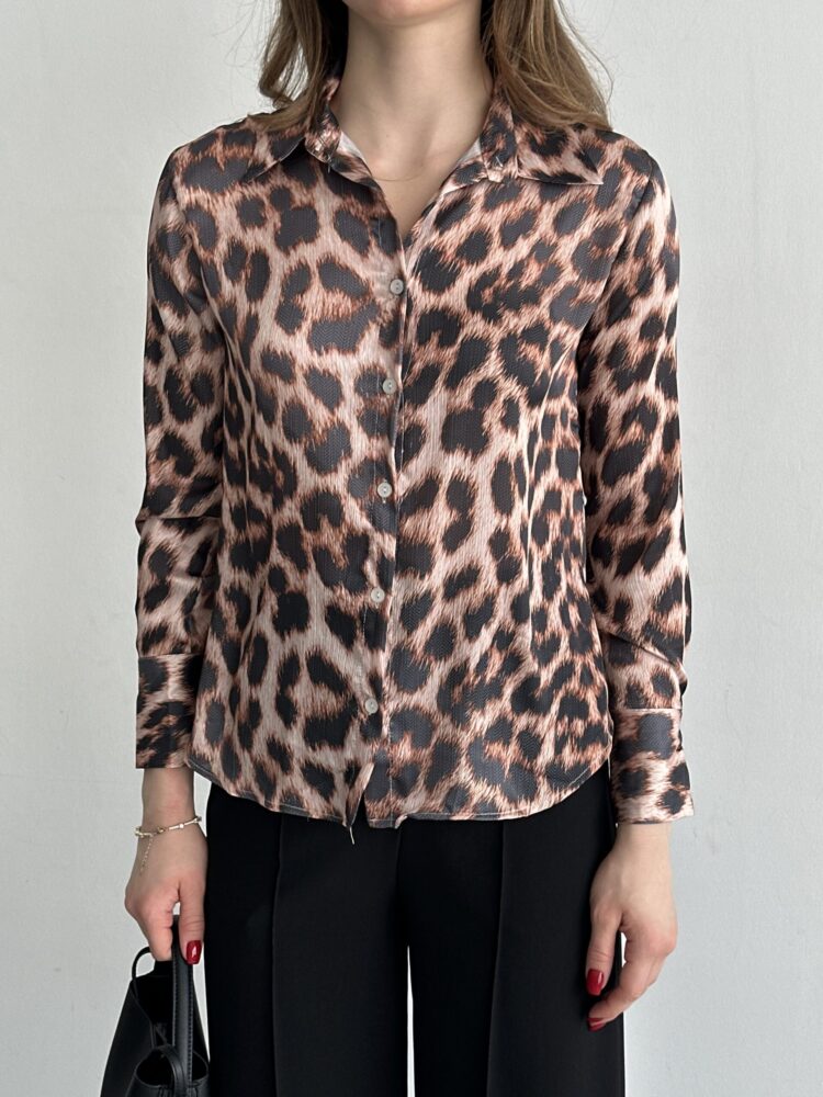 Mini Leopard Pattern Shirt - Producer: My Fashion - Wholesale Women Clothes - TheBS Women
