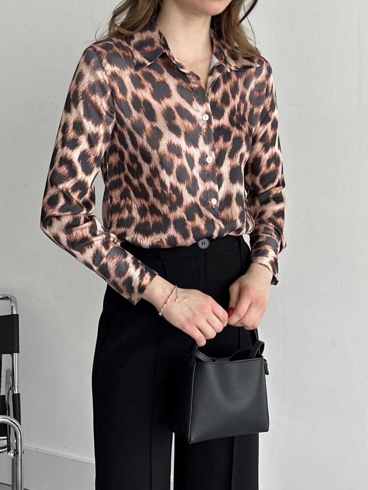 Mini Leopard Pattern Shirt - Producer: My Fashion - Wholesale Women Clothes - TheBS Women