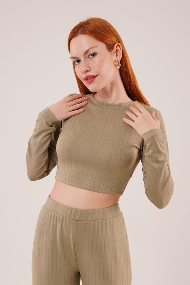 Ribbed Blouse And PantsDouble Suit - Producer: Lustrin - Wholesale Women Clothes - TheBS Women
