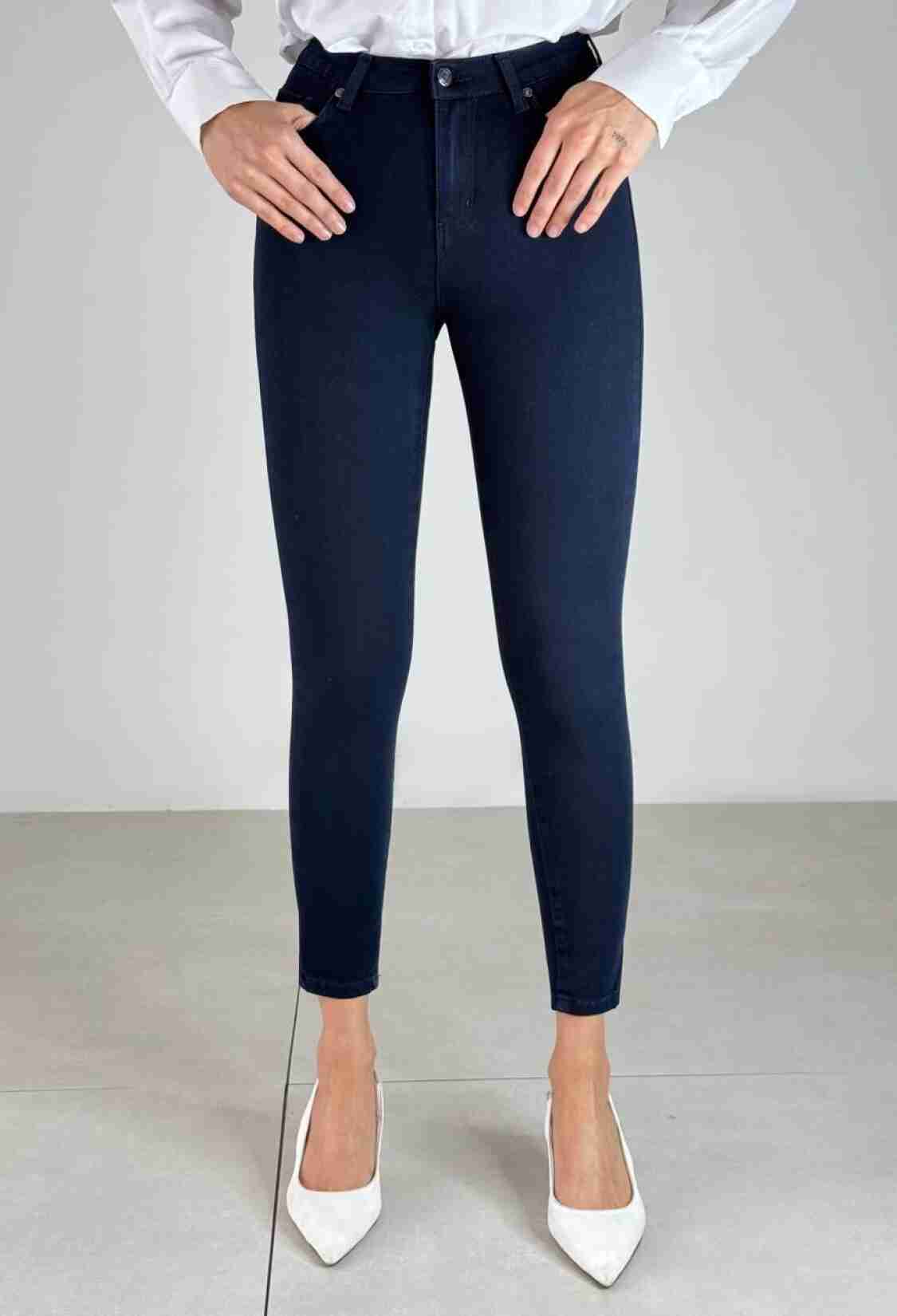 Slim Leg High Waist NavyJeans - Brand: LACARINO - Women & Kids, Baby Clothes Wholesale - TheBS Women