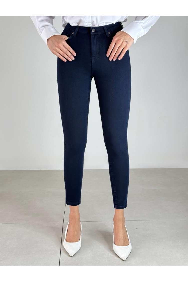 Slim Leg High Waist NavyJeans - Brand: LACARINO - Women & Kids, Baby Clothes Wholesale - TheBS Women