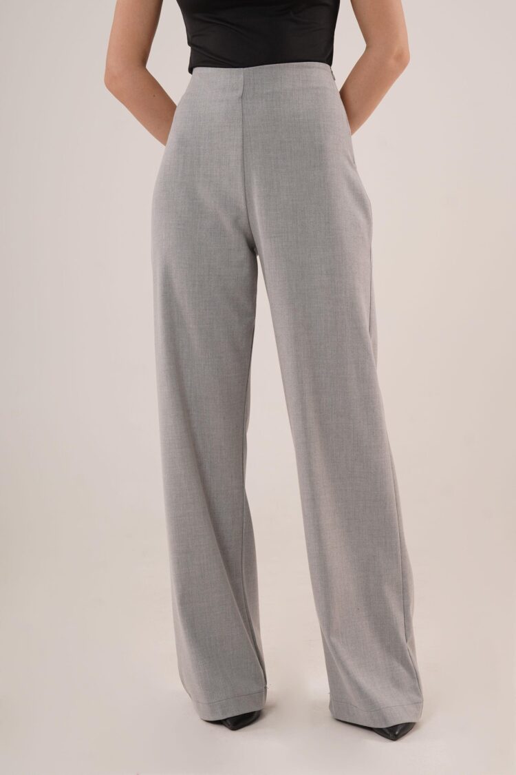 WholesaleFabric Pants With Loose Leg Side Zipper - Producer: Lustrin - Wholesale Women Clothes - TheBS Women