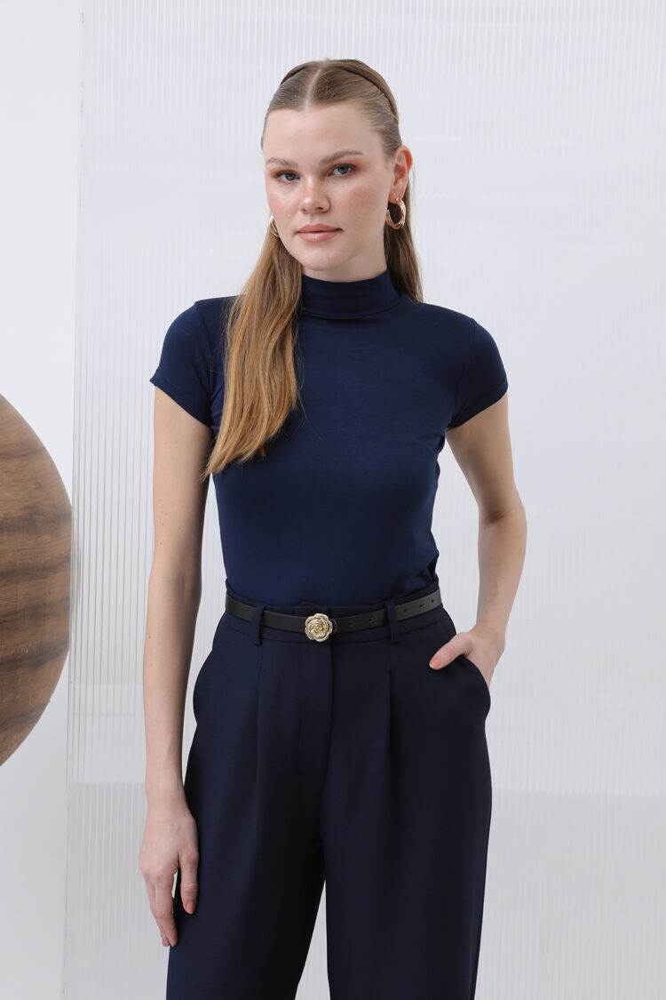 Short Sleeve Turtleneck Skirt - Producer: Puane - Wholesale Women Clothes - TheBS Women
