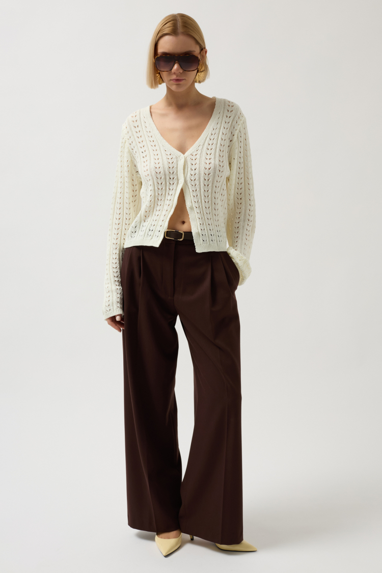 Button Detail Knit Blouse - Producer: Black Fashion - Wholesale Women Clothes - TheBS Women