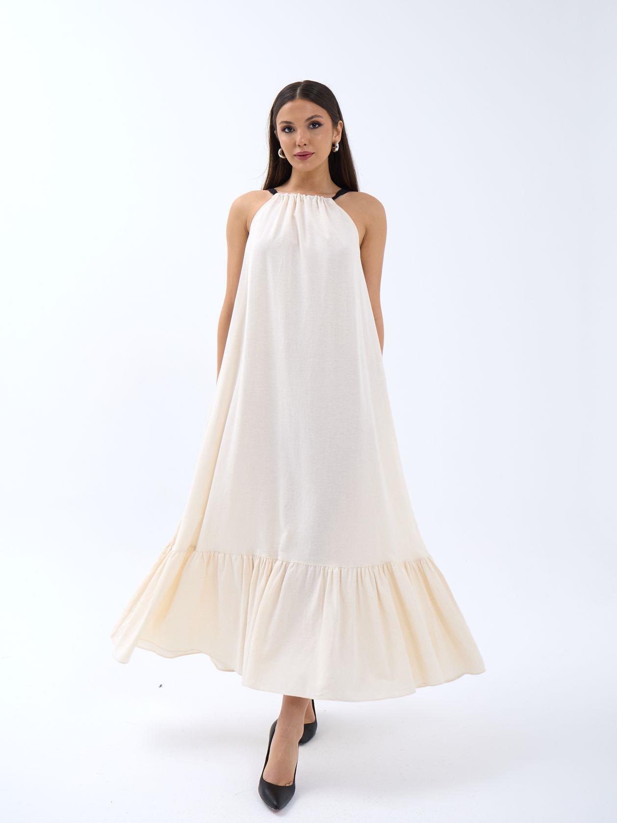 Dress - Beige - Producer: Fame - Wholesale Women Clothes - TheBS Women
