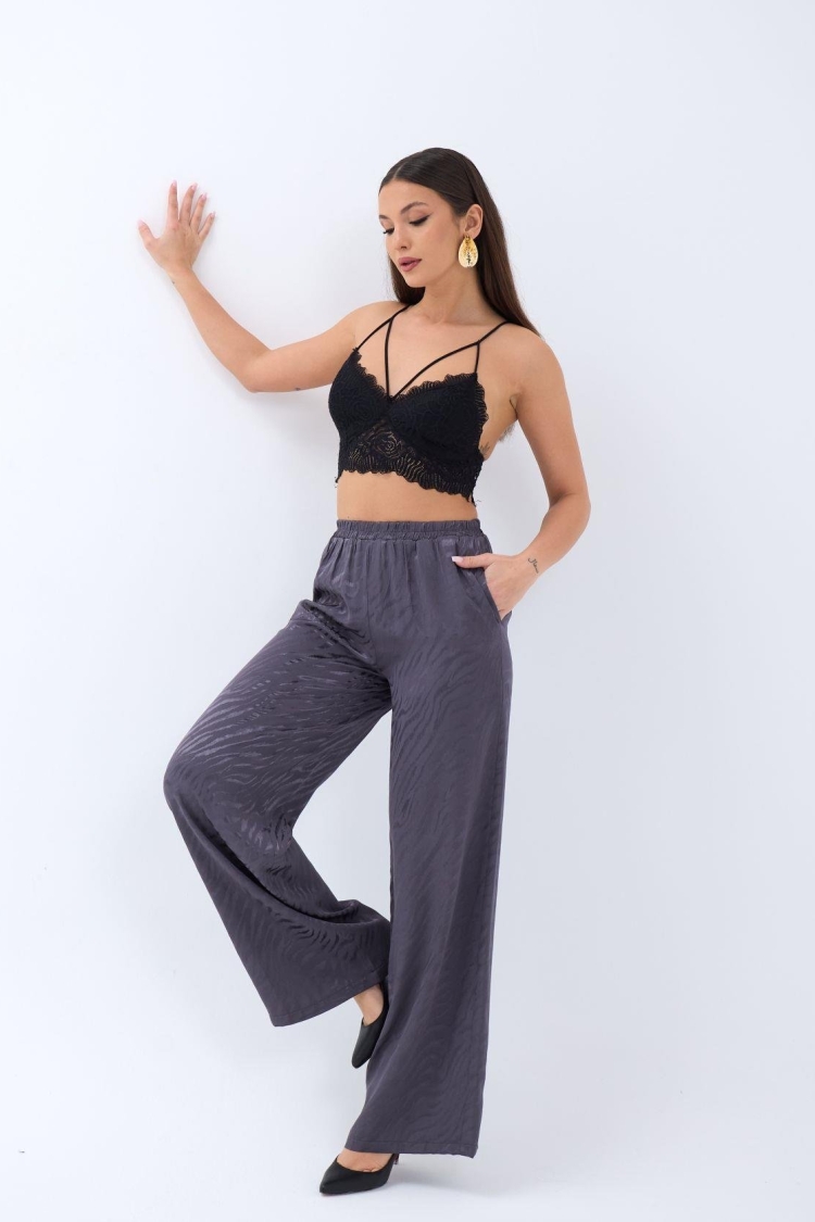Trento Pants - Smoked - Producer: Fame - Wholesale Women Clothes - TheBS Women