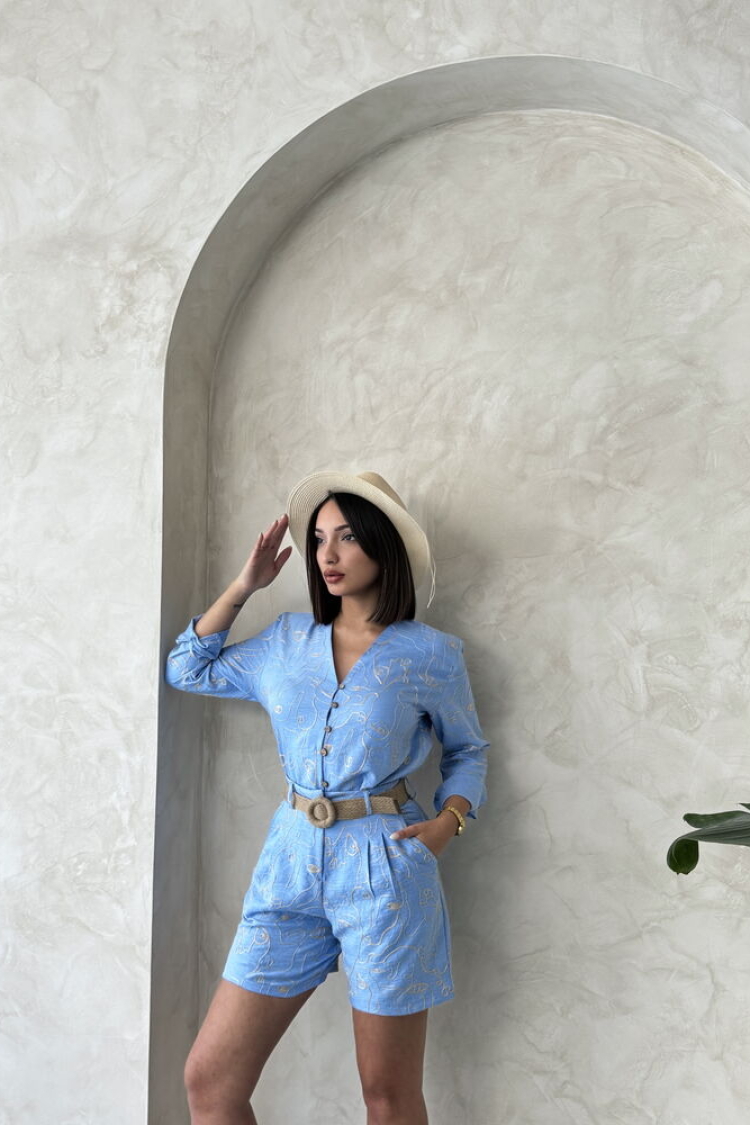 Embroidered Shorts - Light - Producer: Topshow - Wholesale Women Clothes - TheBS Women