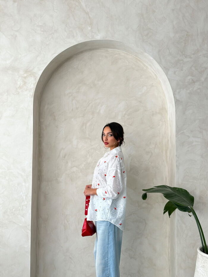 Embroidered Embroidered Shirt - Producer: Topshow - Wholesale Women Clothes - TheBS Women