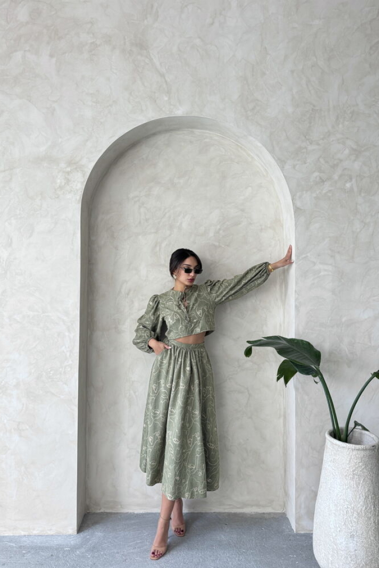 Embroidered Skirt - Light - Producer: Topshow - Wholesale Women Clothes - TheBS Women