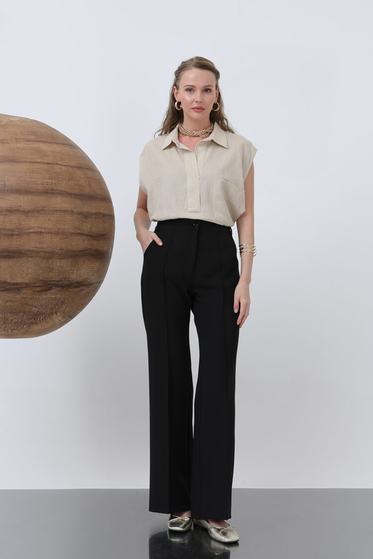 Women's Rib Stitched Pants - Producer: Puane - Wholesale Women Clothes - TheBS Women
