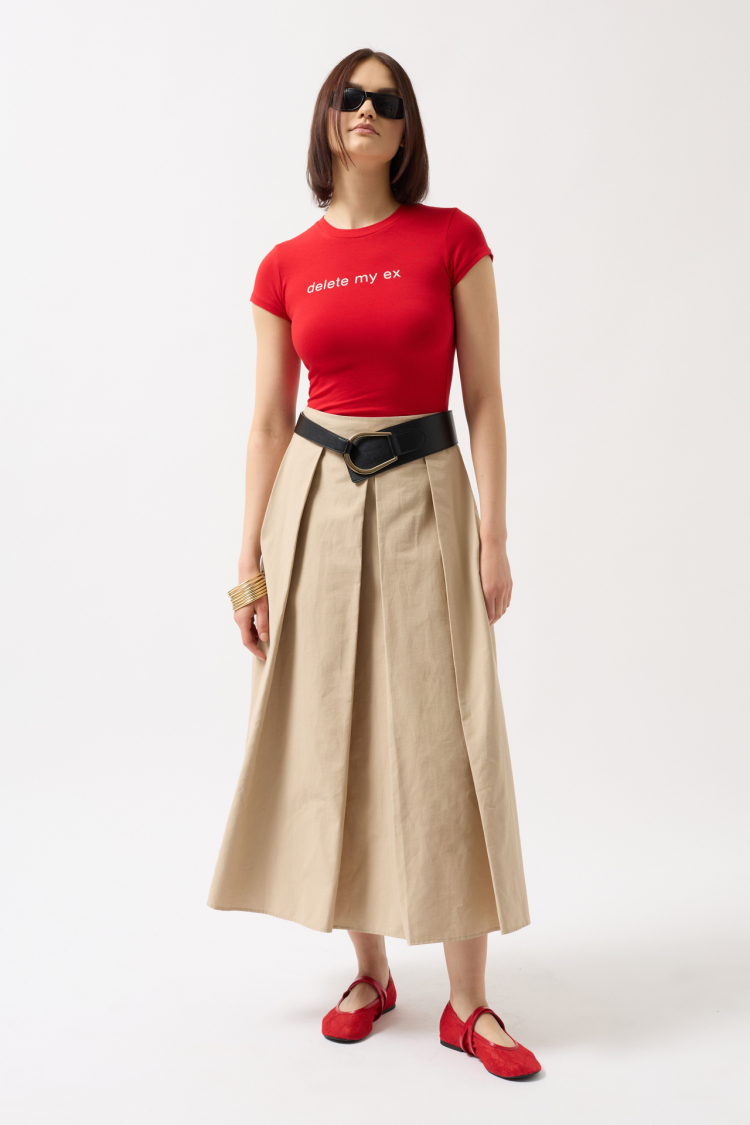 Printed Lycra Crop T-Shirt - Producer: Black Fashion - Wholesale Women Clothes - TheBS Women