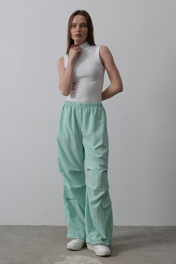 Parachute Cargo Pants - Producer: Reyon - Wholesale Women Clothes - TheBS Women