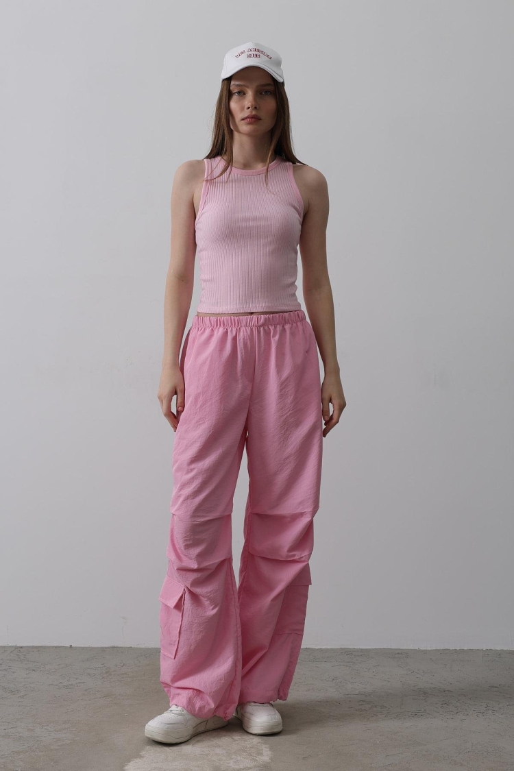 Parachute Cargo Pants - Producer: Reyon - Wholesale Women Clothes - TheBS Women