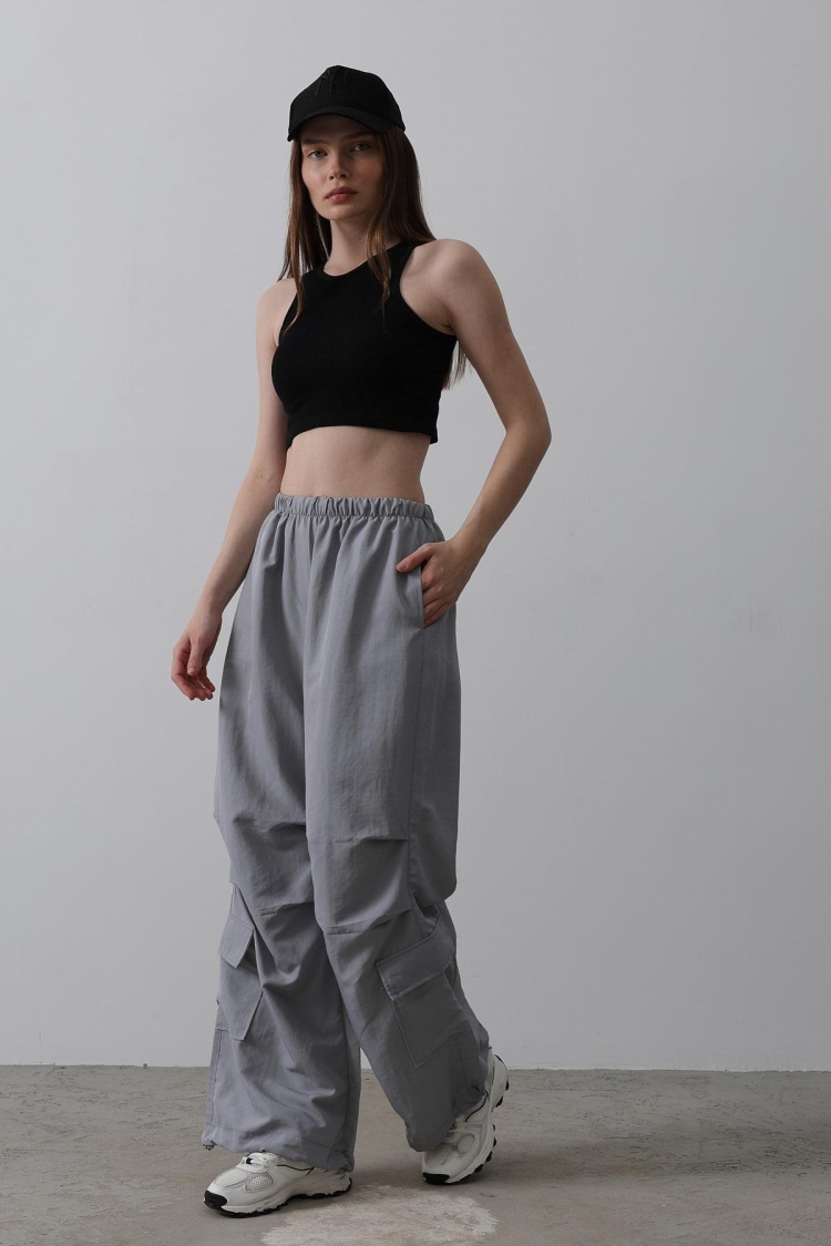 Parachute Cargo Pants - Producer: Reyon - Wholesale Women Clothes - TheBS Women