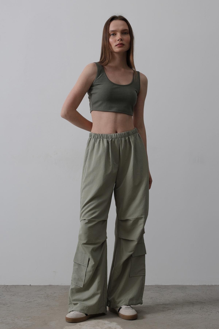 Parachute Cargo Pants - Producer: Reyon - Wholesale Women Clothes - TheBS Women