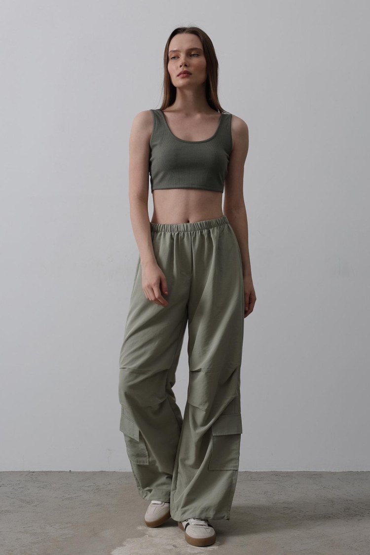 Parachute Cargo Pants - Producer: Reyon - Wholesale Women Clothes - TheBS Women