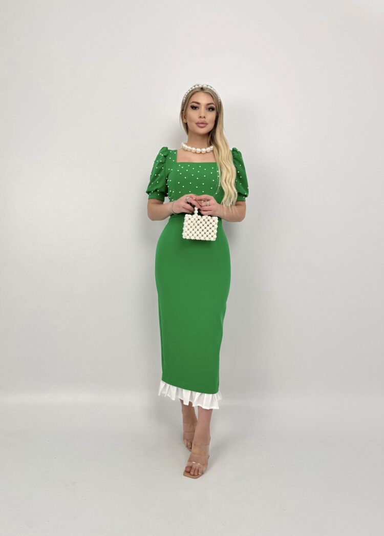 Pearl Detailed Dress - Producer: Miss Janell - Wholesale Women Clothes - TheBS Women