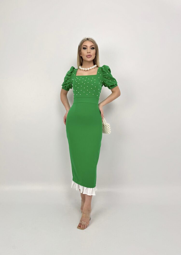 Pearl Detailed Dress - Producer: Miss Janell - Wholesale Women Clothes - TheBS Women