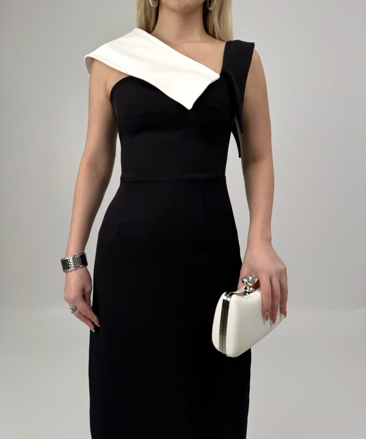 Shoulder Detailed Dress - Producer: Miss Janell - Wholesale Women Clothes - TheBS Women