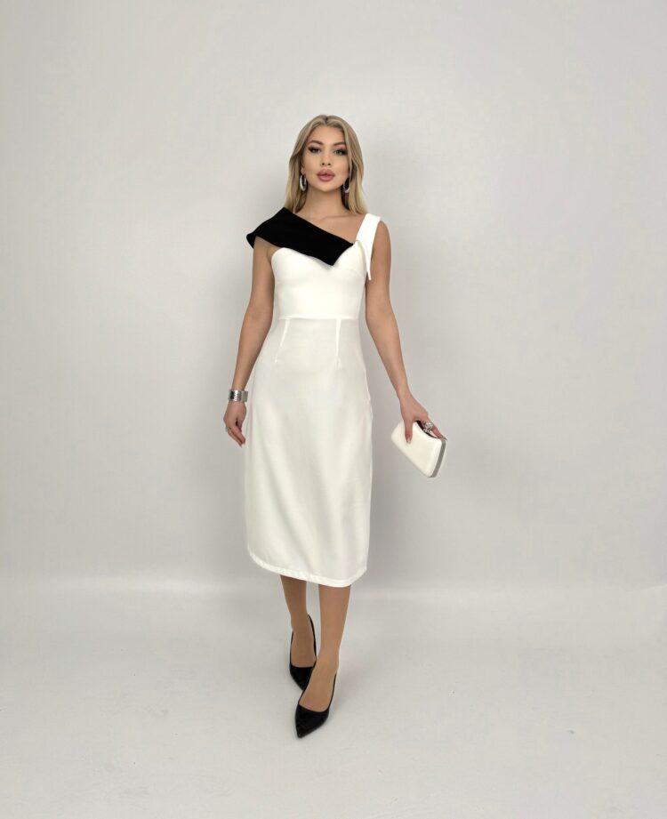 Shoulder Detailed Dress - Producer: Miss Janell - Wholesale Women Clothes - TheBS Women