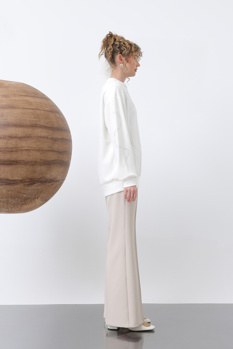 Women's Basic Sweat With Stones - Brand: SOUL - Women & Kids, Baby Clothes Wholesale - TheBS Women