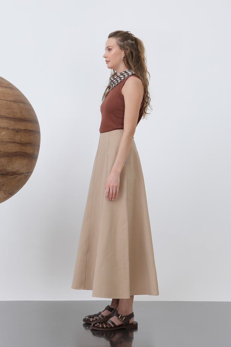 Women's Flared Long Skirt - Brand: SOUL - Women & Kids, Baby Clothes Wholesale - TheBS Women