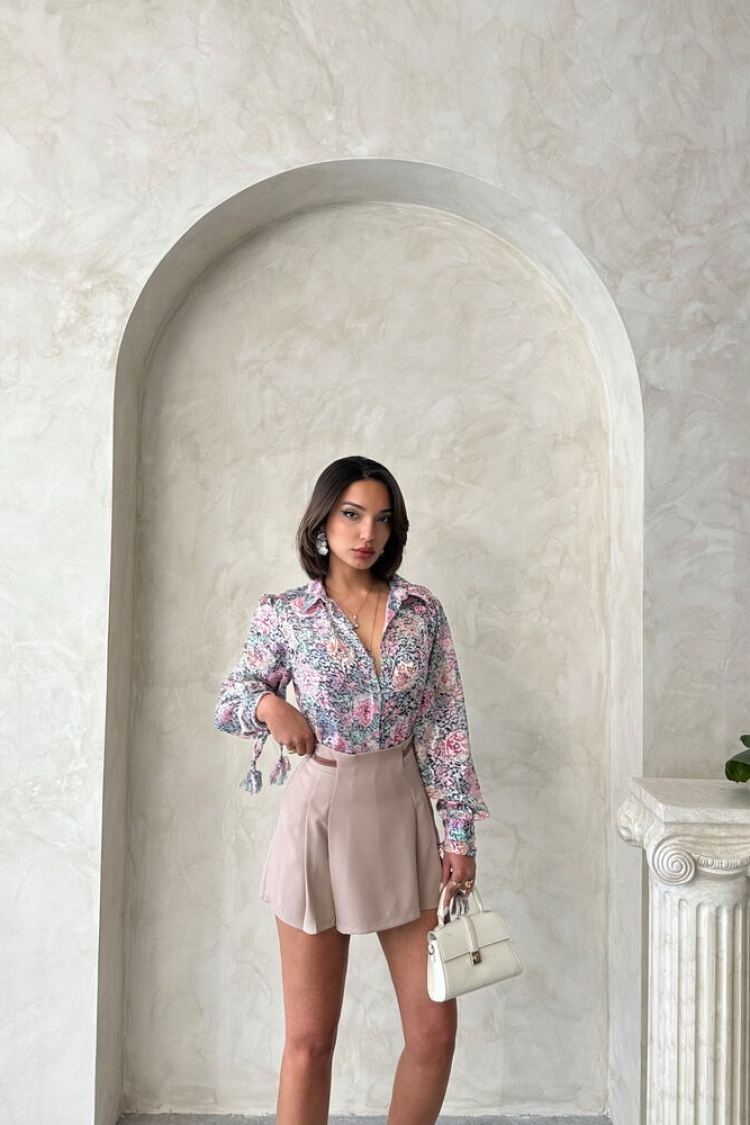Printed Shirt - Pattern 1 - Producer: Topshow - Wholesale Women Clothes - TheBS Women
