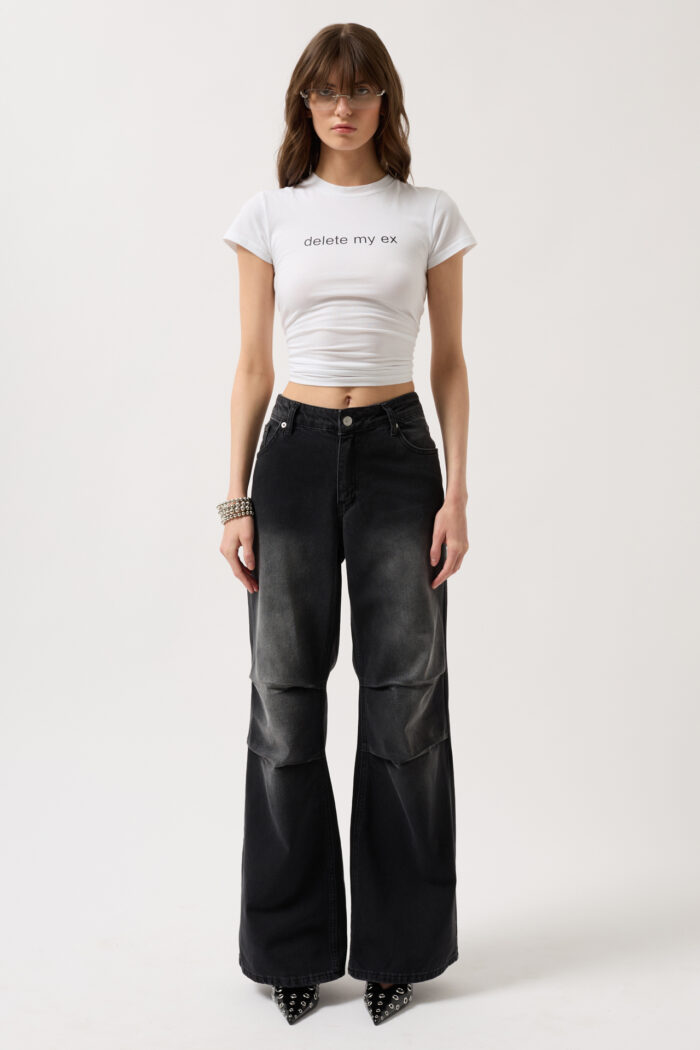 Printed Lycra Crop T-Shirt - Producer: Black Fashion - Wholesale Women Clothes - TheBS Women