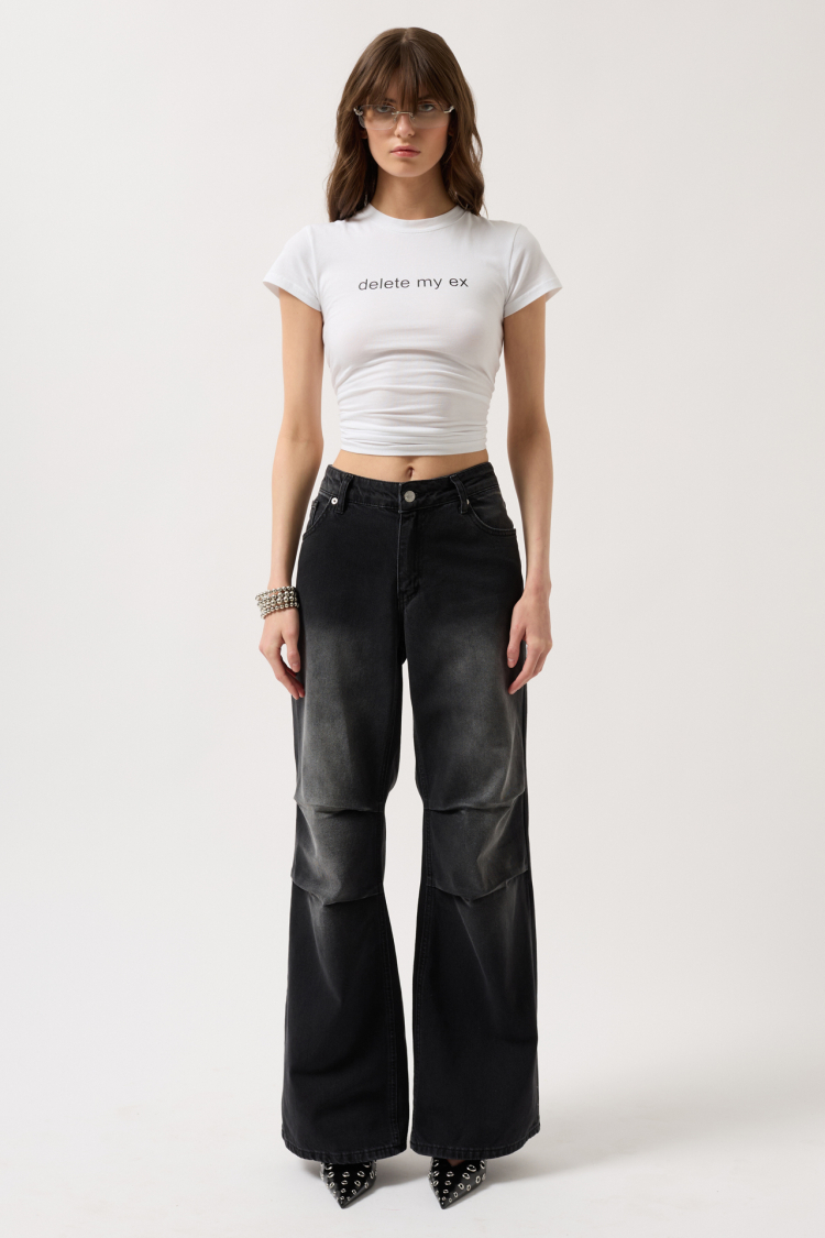 Printed Lycra Crop T-Shirt - Producer: Black Fashion - Wholesale Women Clothes - TheBS Women