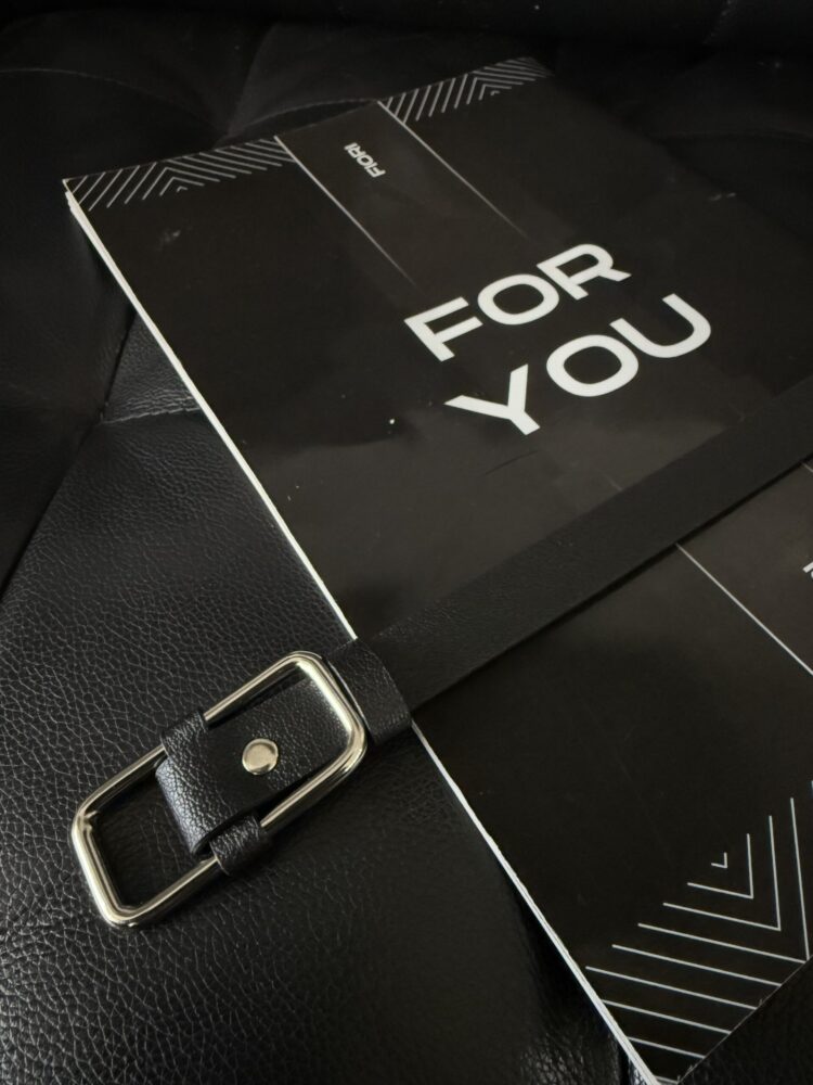 Women's Belt With Rectangle Buckle - Producer: Fiori - Wholesale Women Clothes - TheBS Women