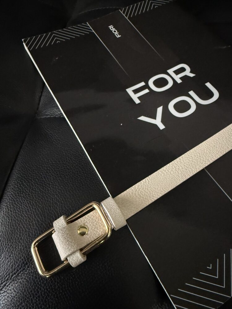Women's Belt With Rectangle Buckle - Producer: Fiori - Wholesale Women Clothes - TheBS Women