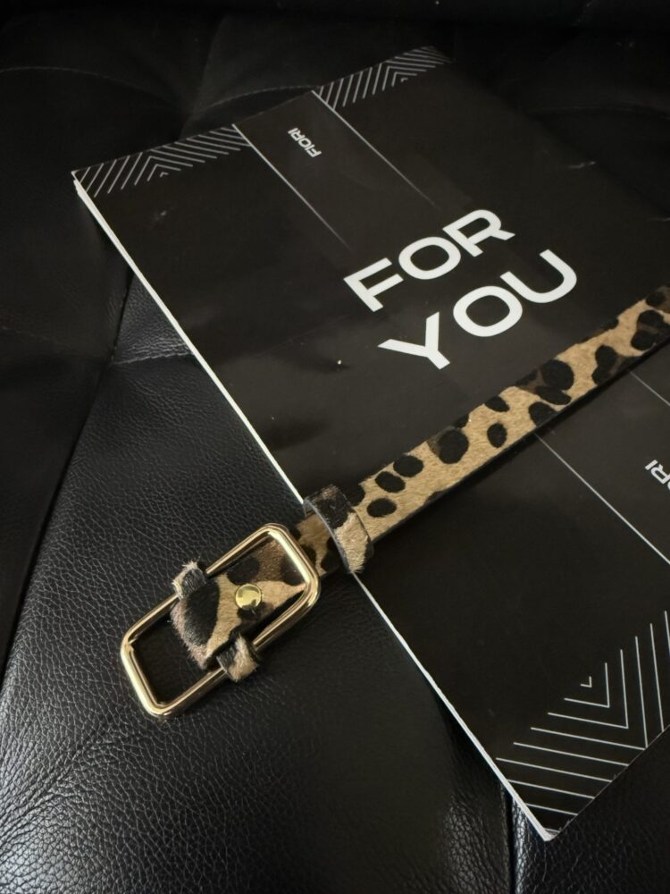Women's Belt With Rectangle Buckle - Producer: Fiori - Wholesale Women Clothes - TheBS Women