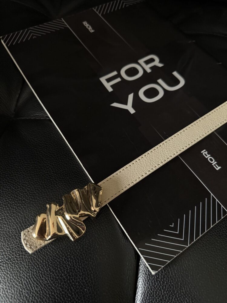 Women's Belt With Design Buckle - Producer: Fiori - Wholesale Women Clothes - TheBS Women