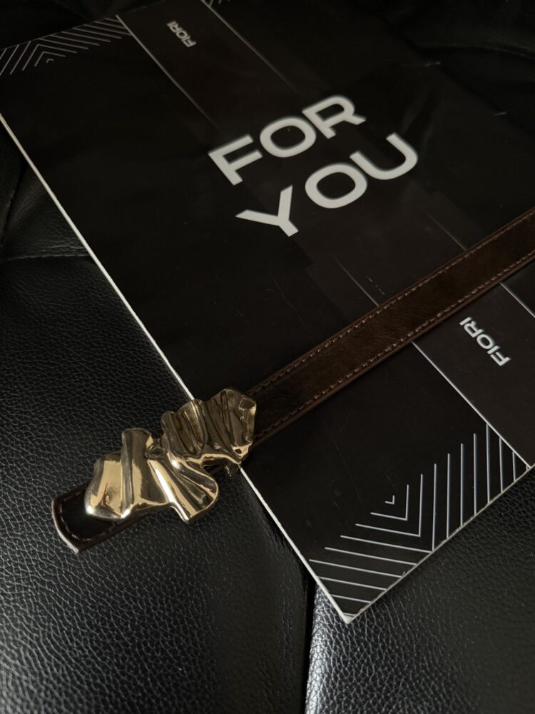 Women's Belt With Design Buckle - Producer: Fiori - Wholesale Women Clothes - TheBS Women
