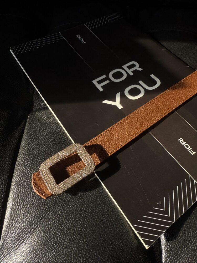 Women's Belt With Square Buckle - Producer: Fiori - Wholesale Women Clothes - TheBS Women