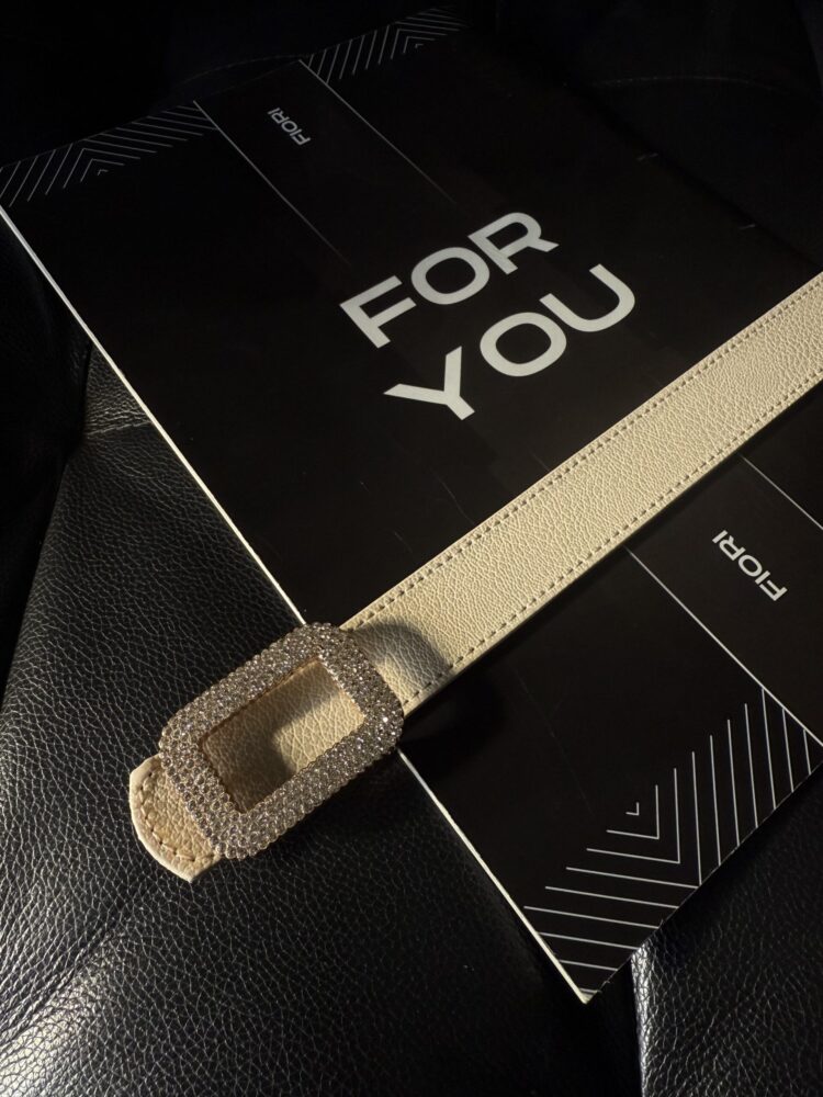 Women's Belt With Square Buckle - Producer: Fiori - Wholesale Women Clothes - TheBS Women