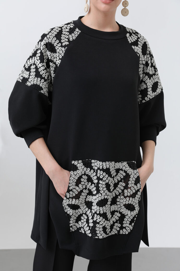 Women's Cargo Pocket Shoulder & Pocket Garnished Tunic - Producer: Puane - Wholesale Women Clothes - TheBS Women