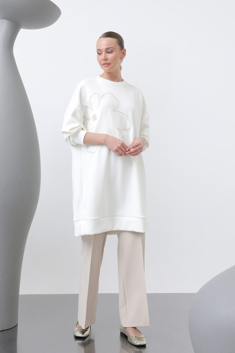 Women's Front Embroidered Garni Detailed Tunic - Producer: Puane - Wholesale Women Clothes - TheBS Women