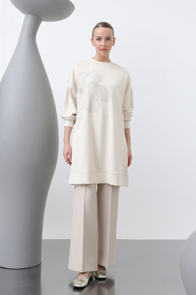 Front Embroidered Garni Detailed Tunic - Producer: Puane - Wholesale Women Clothes - TheBS Women