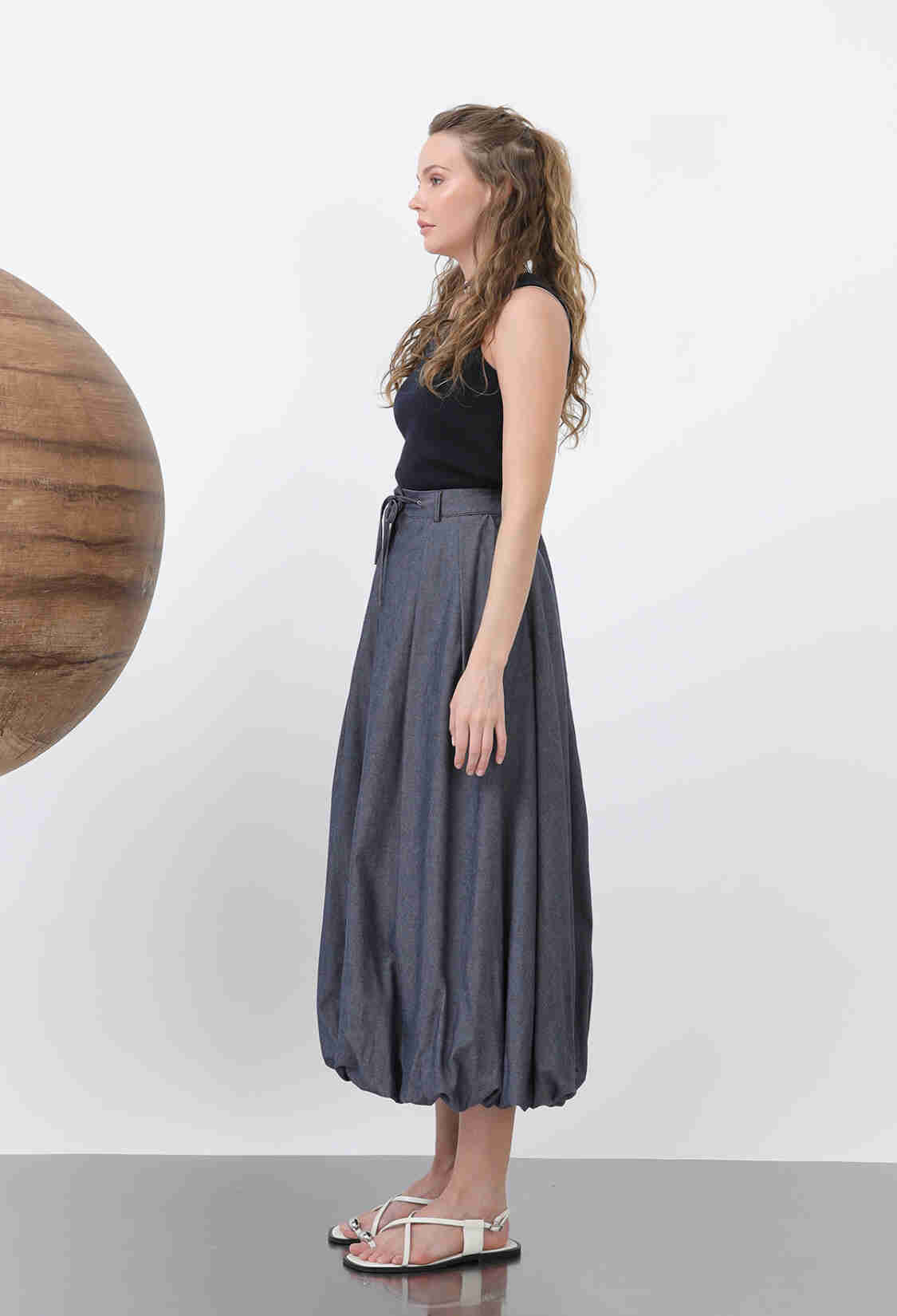 Denim Balloon Skirt - Brand: SOUL - Women & Kids, Baby Clothes Wholesale - TheBS Women