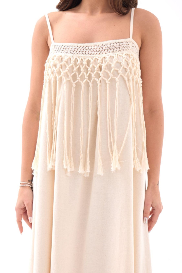 Dress - Beige - Producer: Fame - Wholesale Women Clothes - TheBS Women