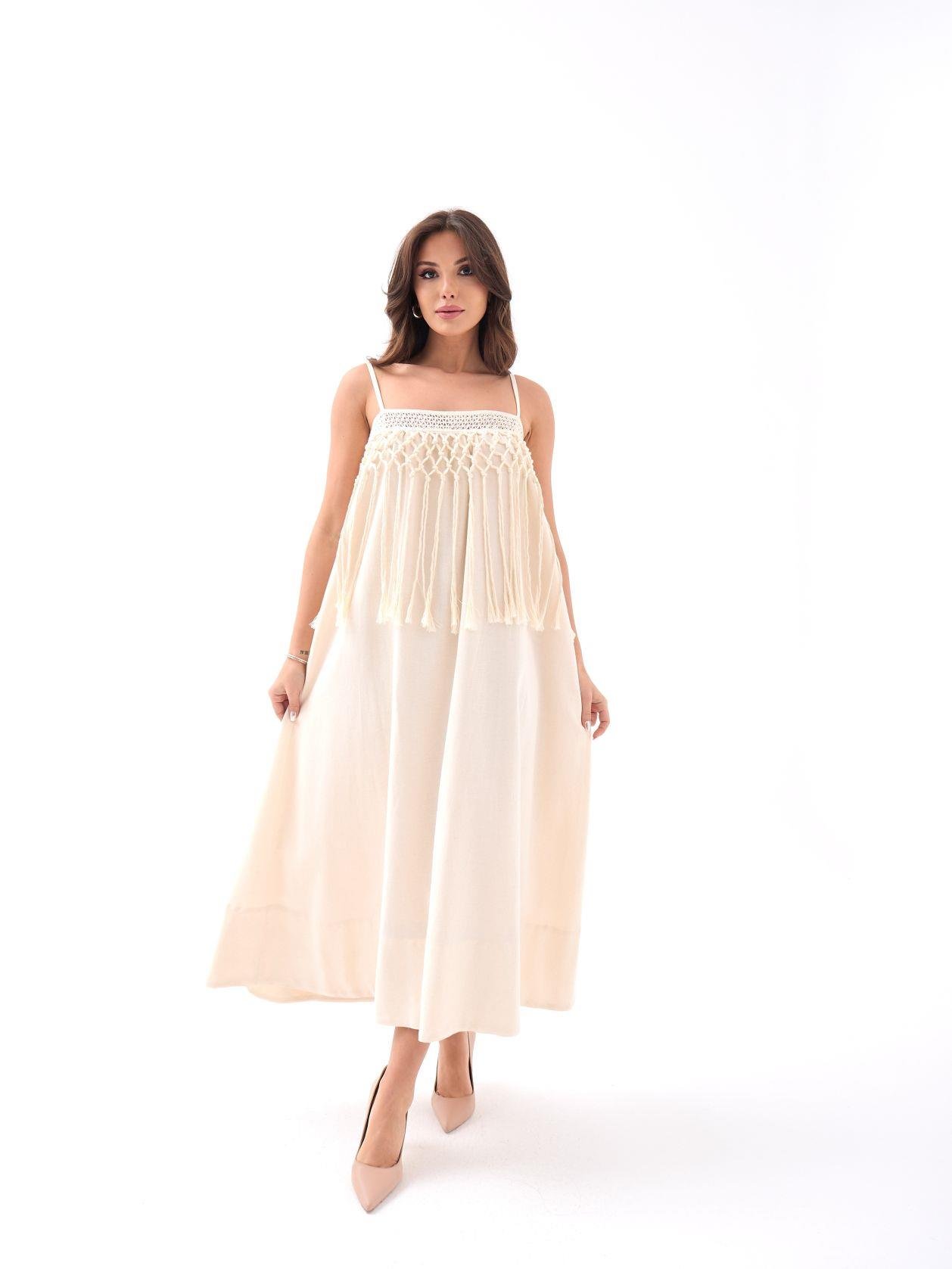 Dress - Beige - Producer: Fame - Wholesale Women Clothes - TheBS Women