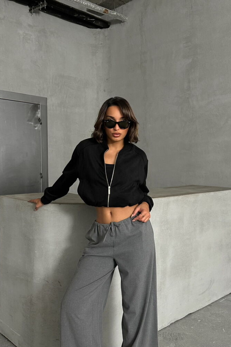 Suede Jacket - Producer: Topshow - Wholesale Women Clothes - TheBS Women