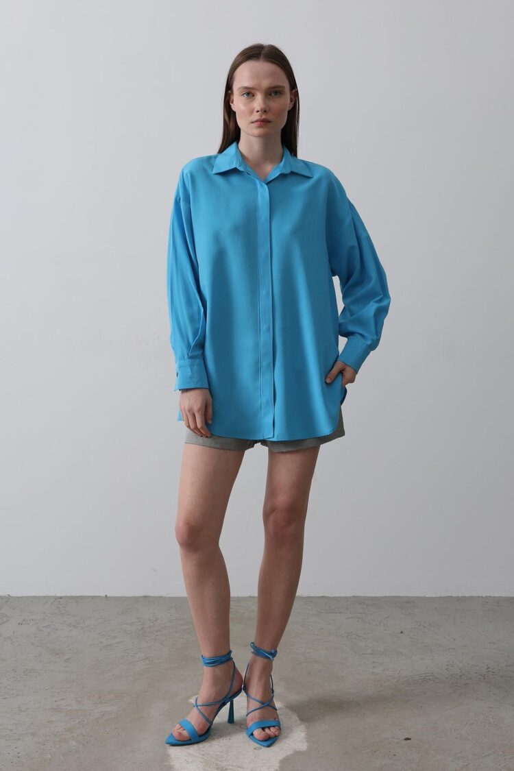 Long Sleeve Shirt - Producer: Reyon - Wholesale Women Clothes - TheBS Women