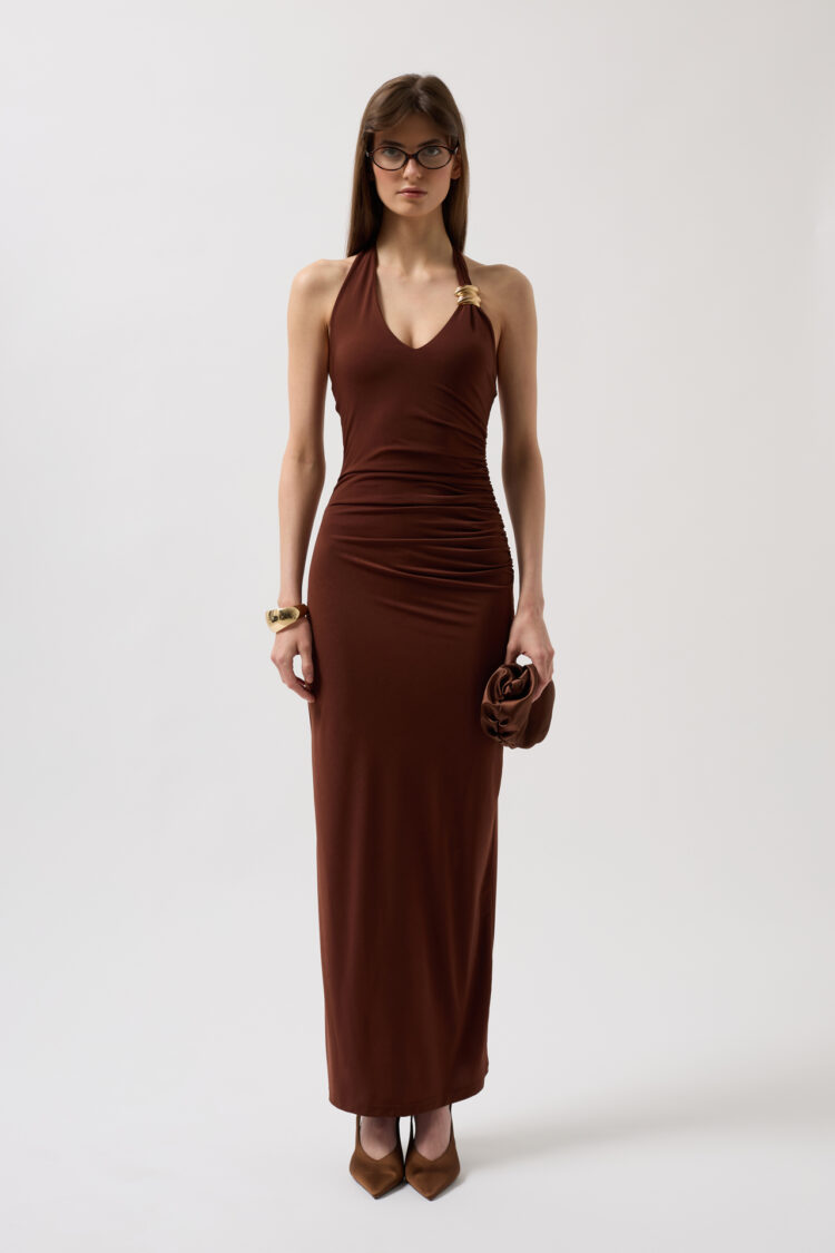 Accessory Detail Maxi Dress - Producer: Black Fashion - Wholesale Women Clothes - TheBS Women