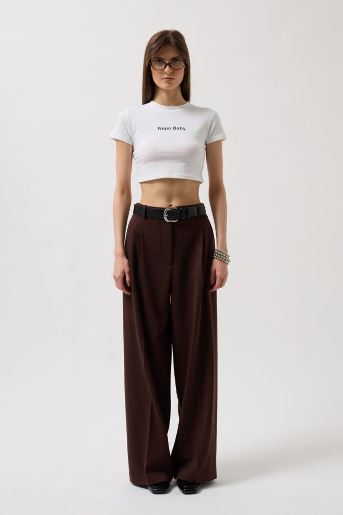 Nepo Printed Crop T-Shirt - Producer: Black Fashion - Wholesale Women Clothes - TheBS Women