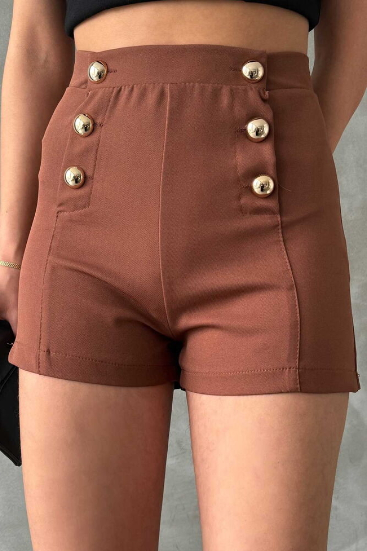 Ornamental Buttoned Shorts - Producer: Topshow - Wholesale Women Clothes - TheBS Women