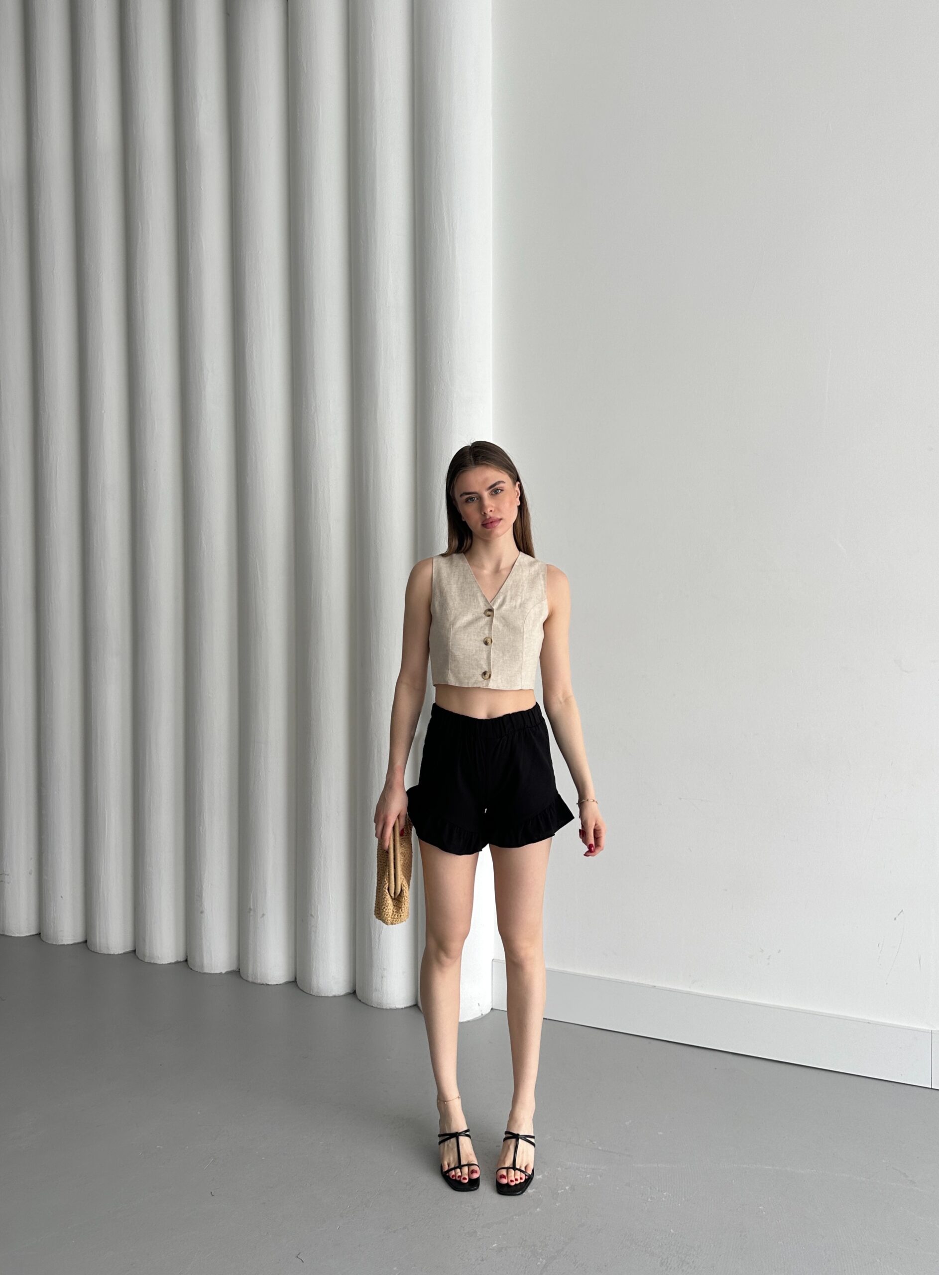 Pleated Shorts - Producer: My Fashion - Wholesale Women Clothes - TheBS Women
