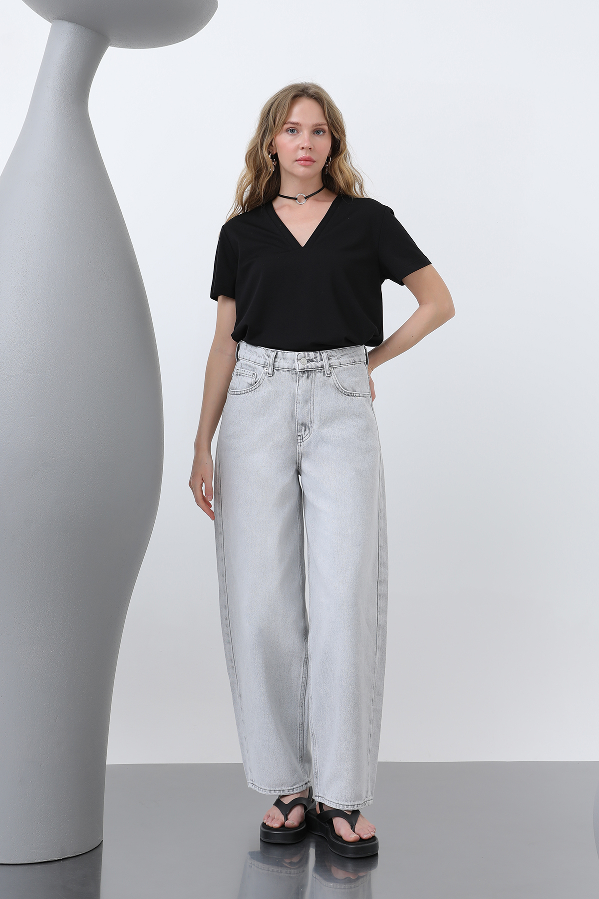 Women's Loose Denim Pants - Brand: SOUL - Women & Kids, Baby Clothes Wholesale - TheBS Women